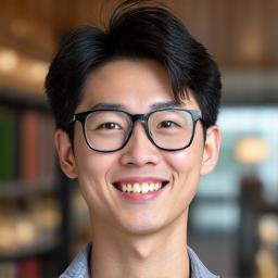 Photo of Ji-woo Park, a friendly Korean-English bilingual tutor with a gentle smile.
