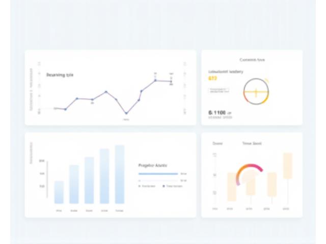 Screenshot of a student dashboard displaying comprehensive learning analytics with charts, graphs, and progress indicators, showing academic improvement over time.